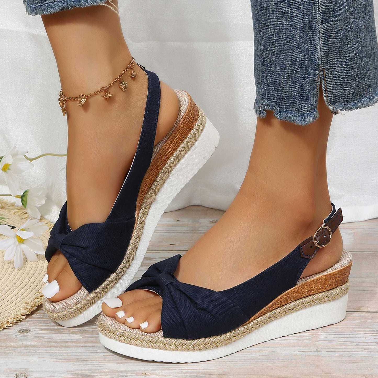 🔥Women's Espadrille Wedge Sandals