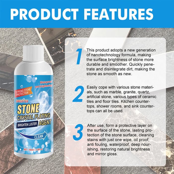 🔥🔥Stone Stain Remover Cleaner (effective removal of oxidation, rust and stains)♧