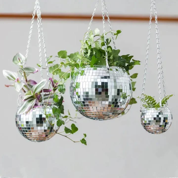 Disco Ball Planter