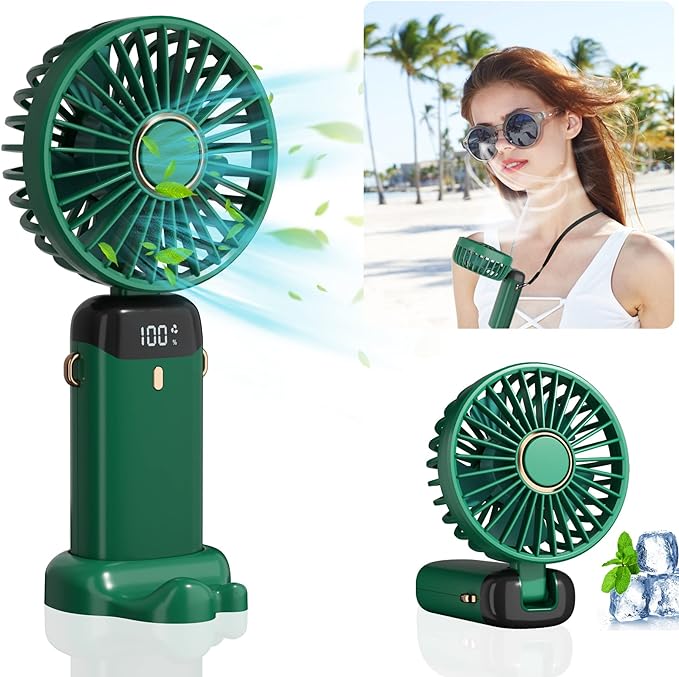 🔥New Upgrade LED Mini Handheld Fan