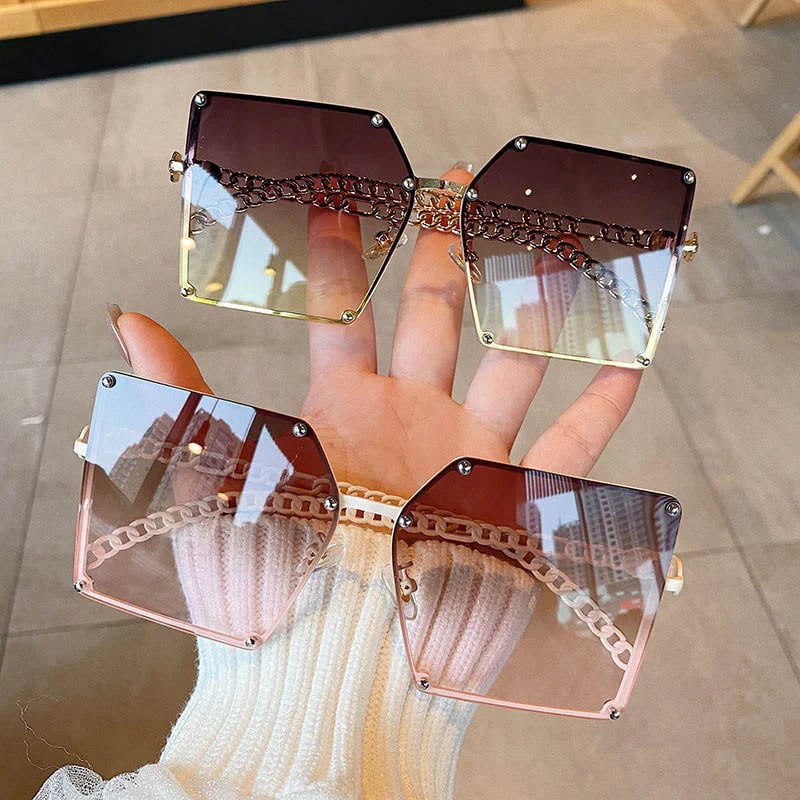 Oversize Gradient Sunglasses