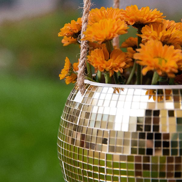 Disco Ball Planter