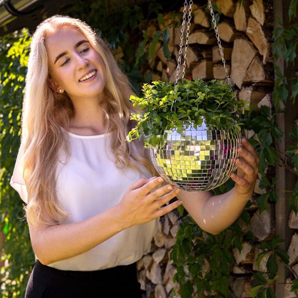 Disco Ball Planter