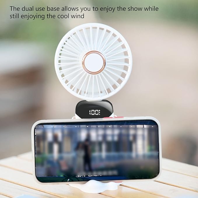 🔥New Upgrade LED Mini Handheld Fan