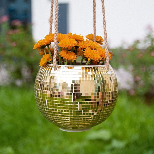 Disco Ball Planter