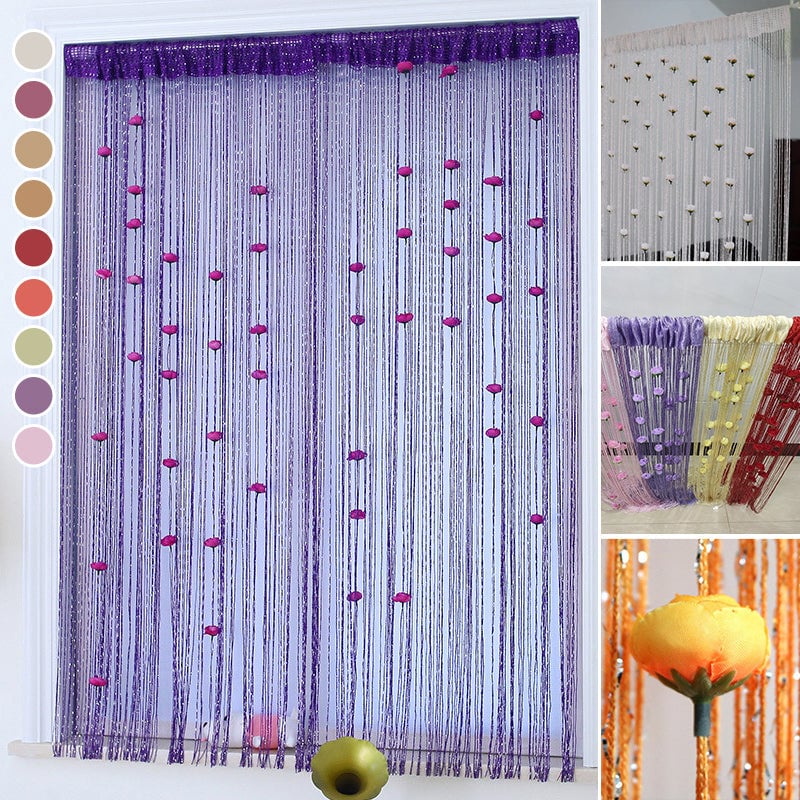 🌷Rose Thread Door Curtain