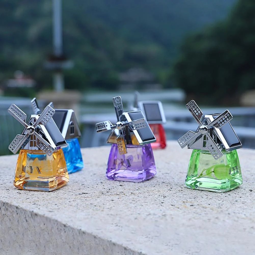 Auto Windmill Design Solar Car Perfume Air Freshener Perfume