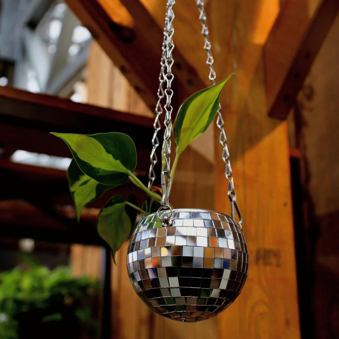 Disco Ball Planter