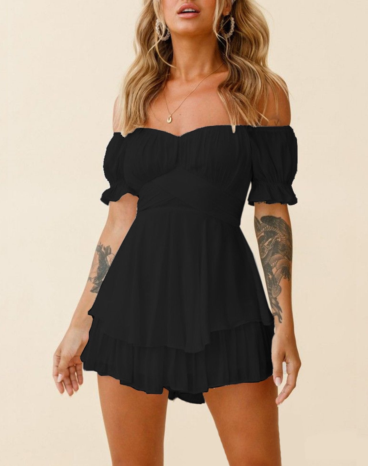 🔥The Ruffle Romper