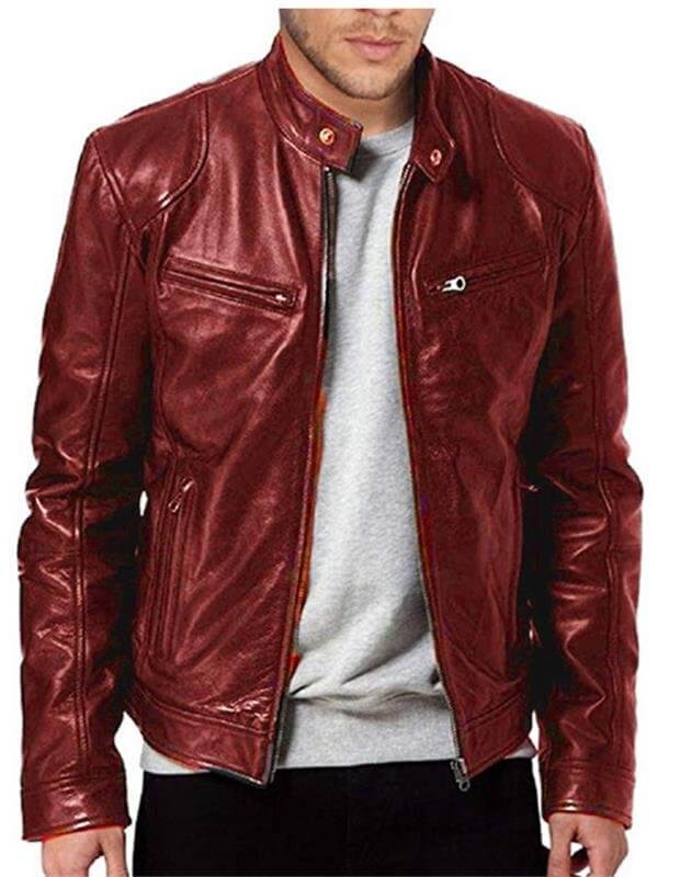 Men's Leather Jacket.