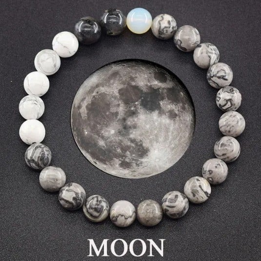 Check Out These Cool Natural Stone 'OUR PLANETS 'Bracelets !