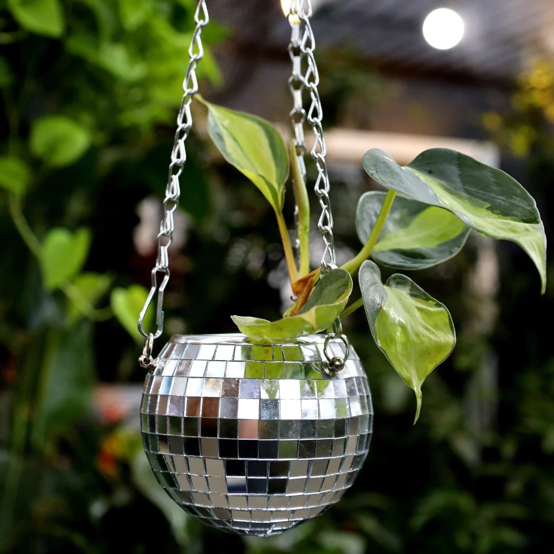 Disco Ball Planter