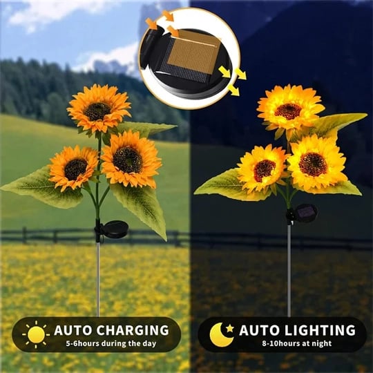 🌻Waterproof Solar Sunflower Light