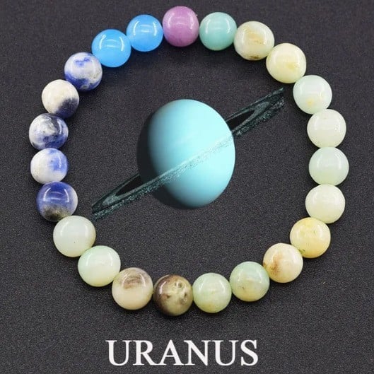 Check Out These Cool Natural Stone 'OUR PLANETS 'Bracelets !