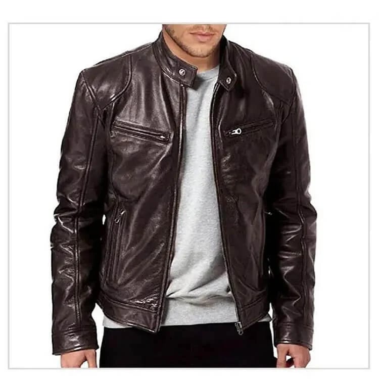 Men's Leather Jacket.