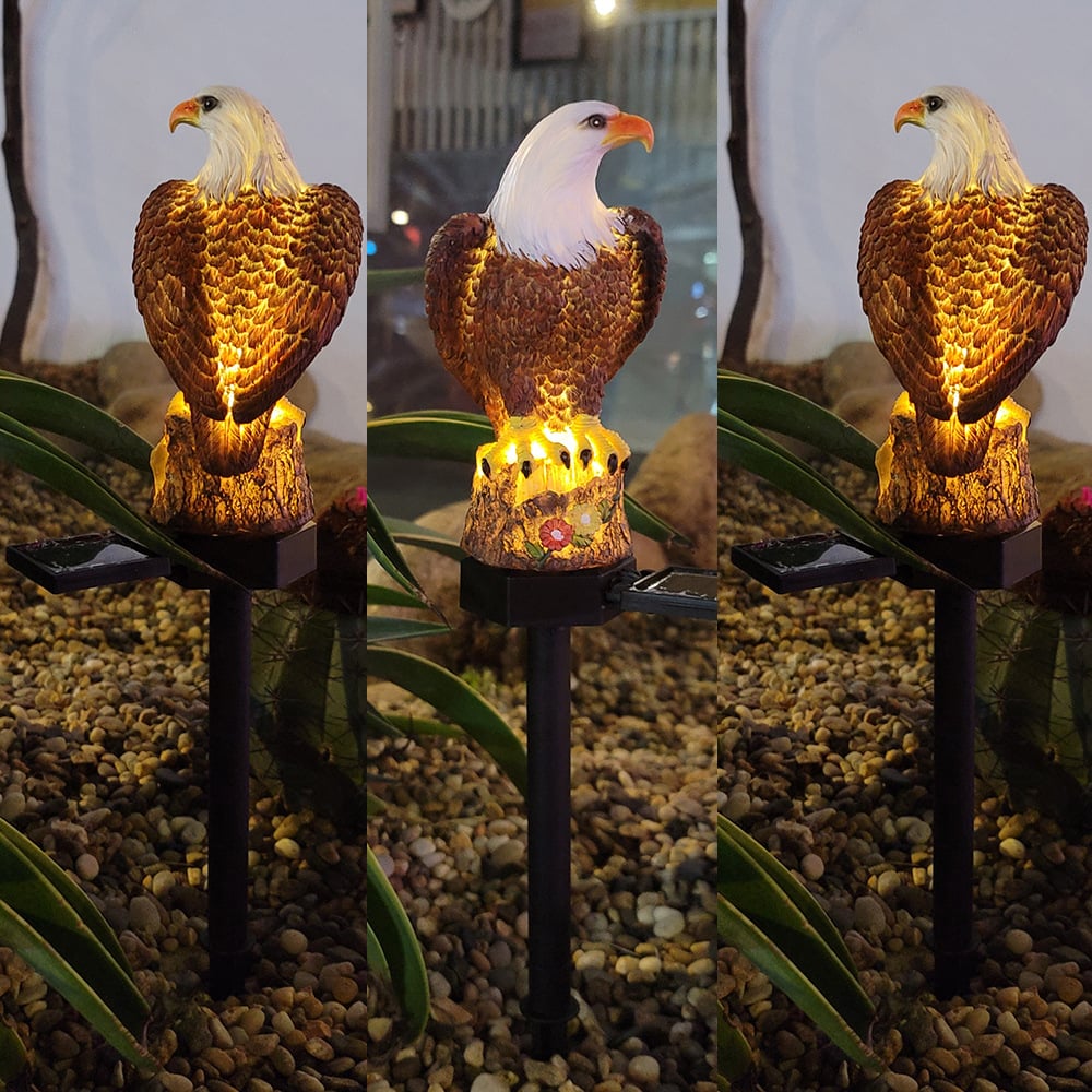 🔥 American Eagle Solar Garden Light