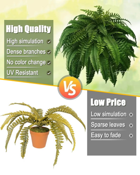 💥UV Resistant Lifelike Artificial Boston Fern