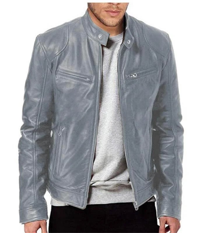 Men's Leather Jacket.