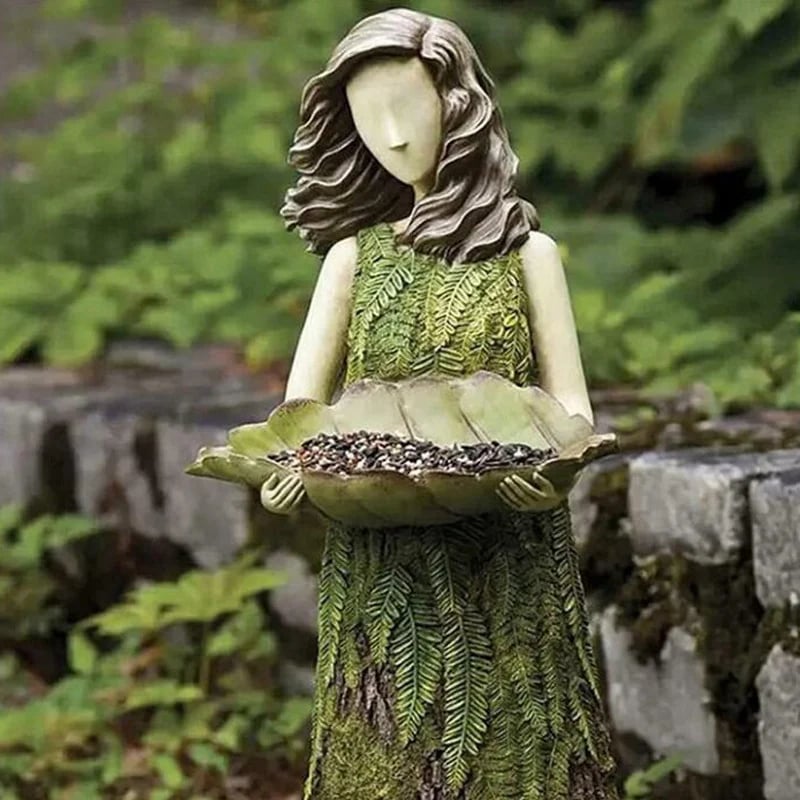 Forest Girl Bird Feeder