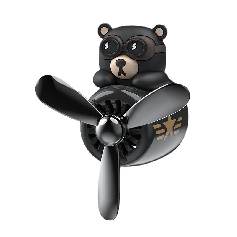 Bear Pilot Propeller Scented Car Air Freshener