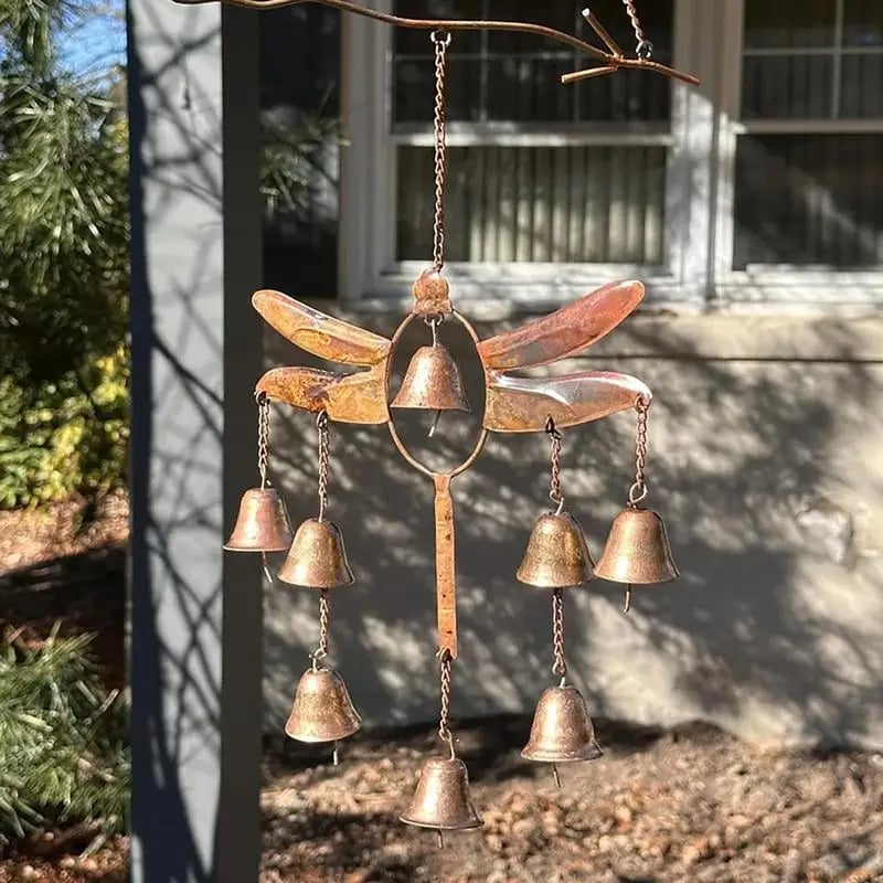 💖Mother's Day Gift 💖- Handmade Dragonfly With Bells Wind Chime