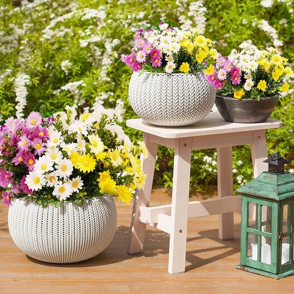 💖Artificial Daisies Flowers for Outdoors💐