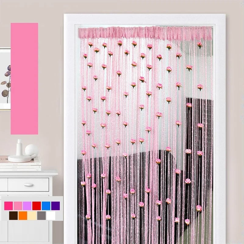 🌷Rose Thread Door Curtain