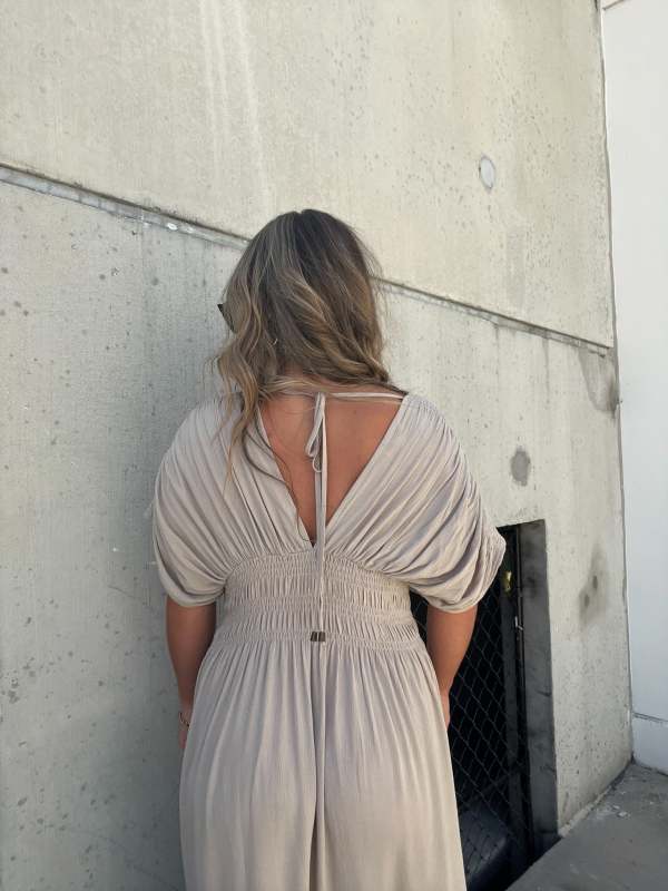 💗 SLIT V-NECK EFFORTLESS MAXI LONG DRESS