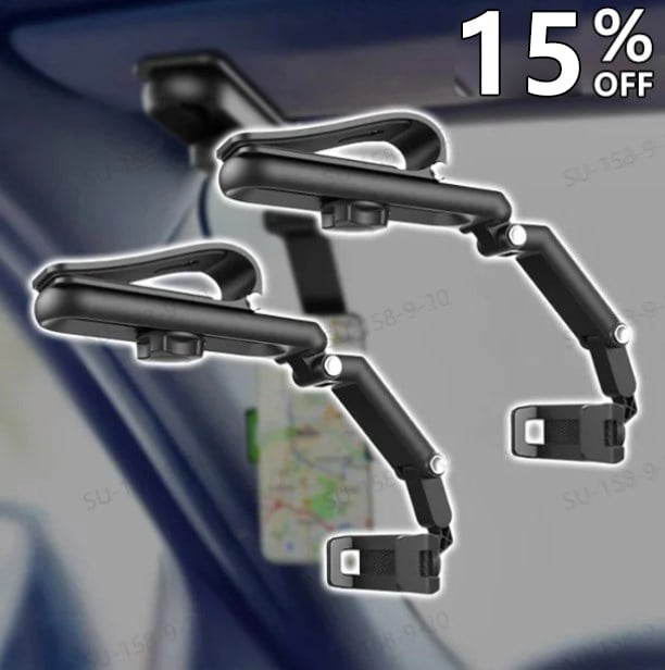 Rotatable and Retractable Car Phone Holder