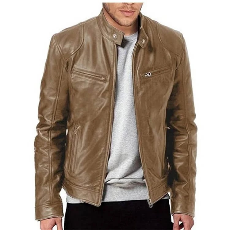 Men's Leather Jacket.