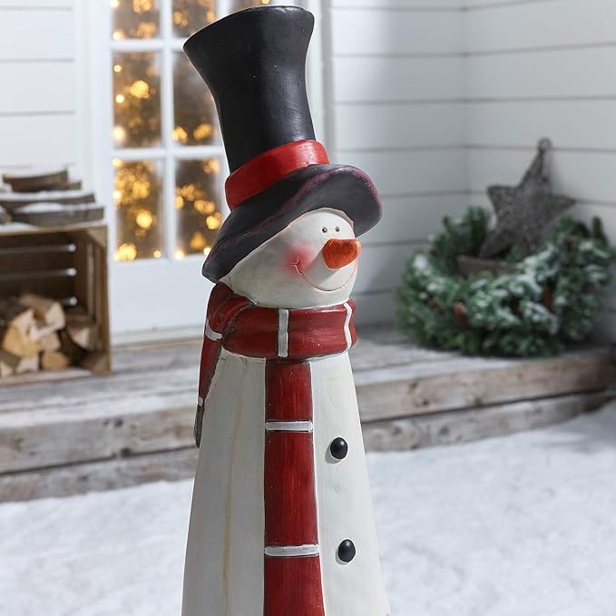 🎄Handcrafted Santa & Snowman Figurines