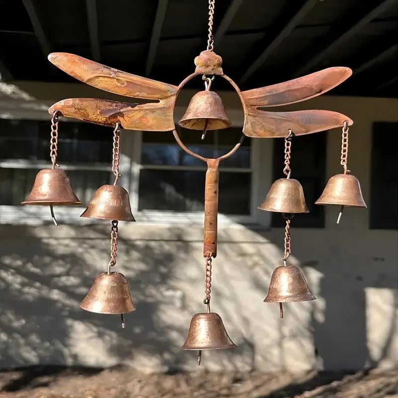 💖Mother's Day Gift 💖- Handmade Dragonfly With Bells Wind Chime