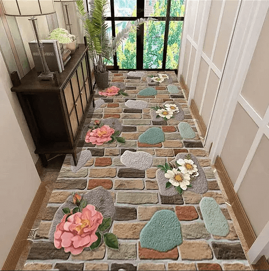 Floral floor mat(3D cuttable floor mat)