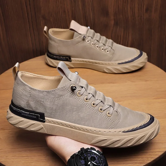 ⏳Men's New Ice Silk Casual Canvas Shoes