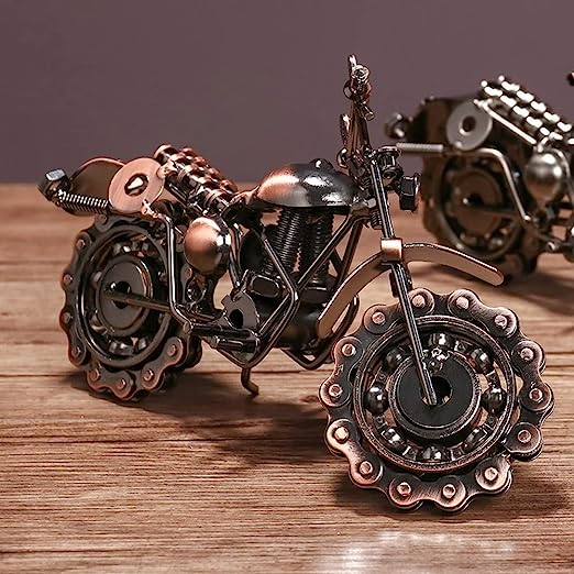 🔥Retro Harley Metal Motorcycle Art Handcraft