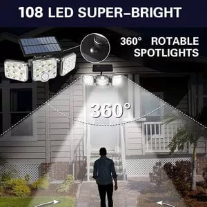 Waterproof Triple Solar LED with Motion Sensor