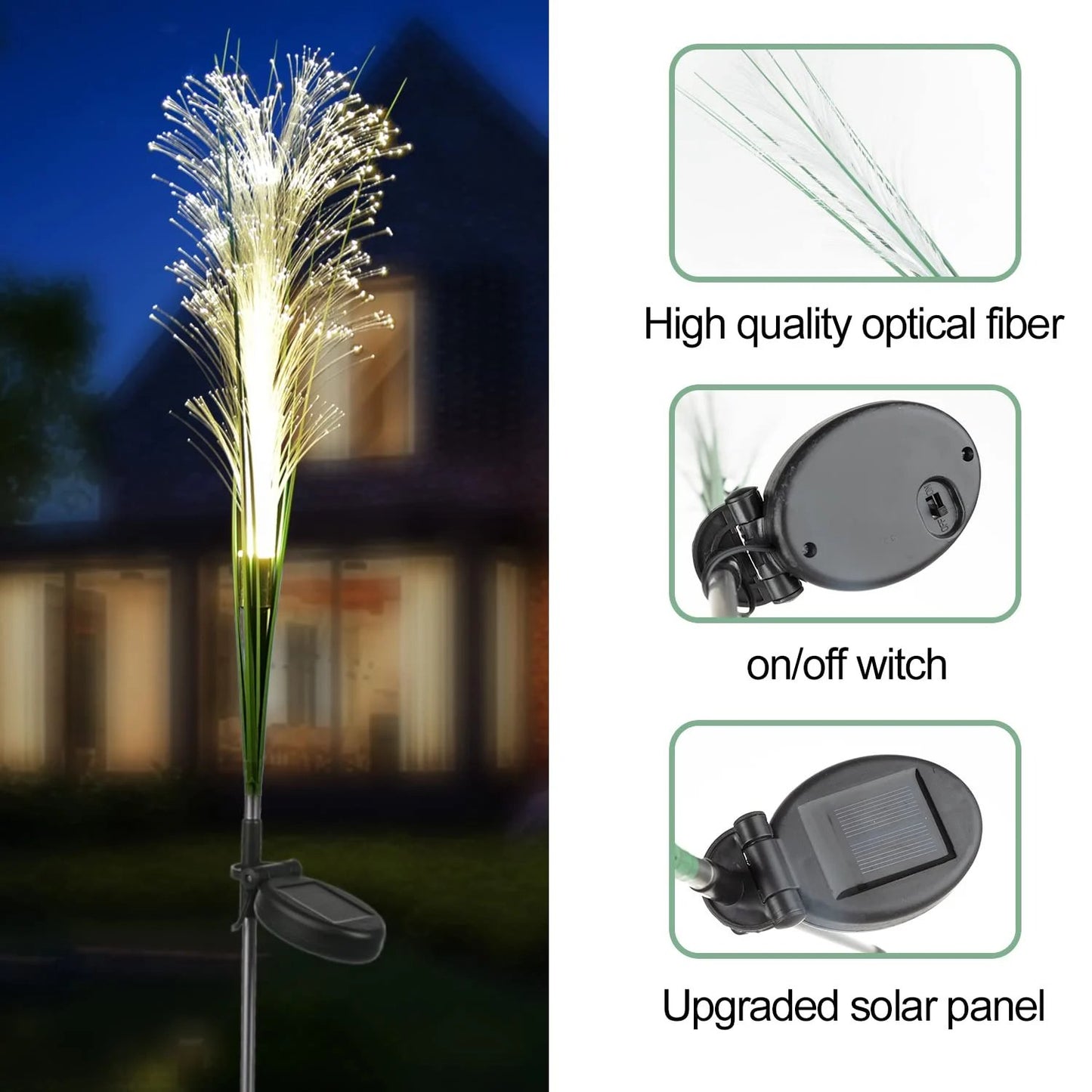 🔥Optical Fiber Solar Powered Light