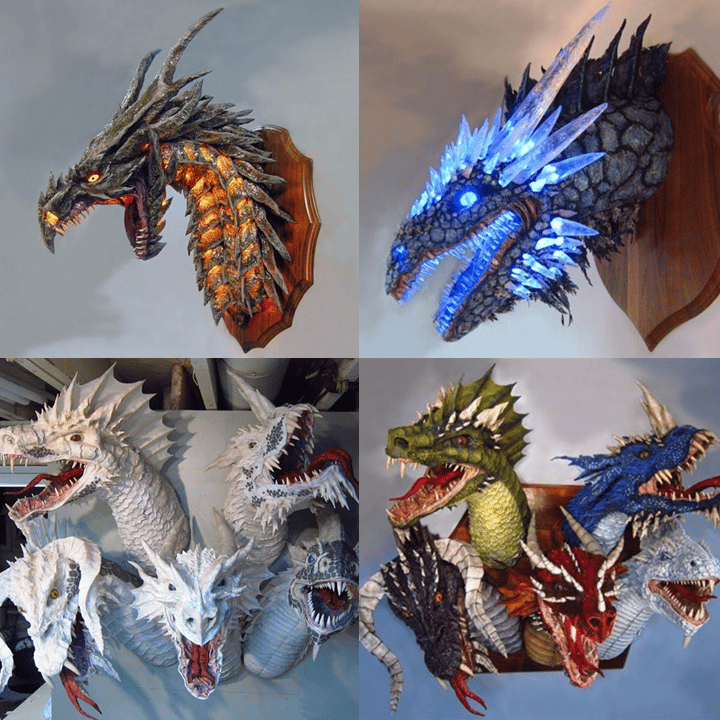 Dragon wall  lamp decoration