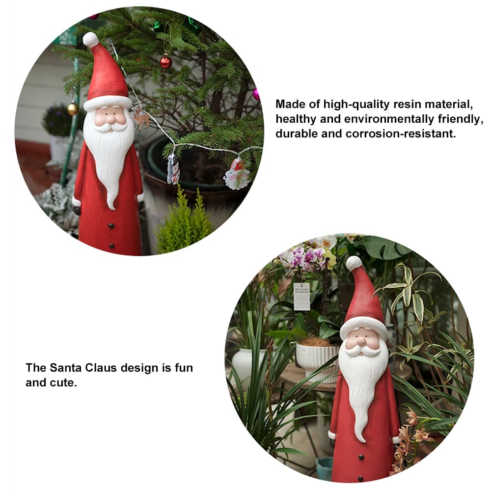 🎄Handcrafted Santa & Snowman Figurines