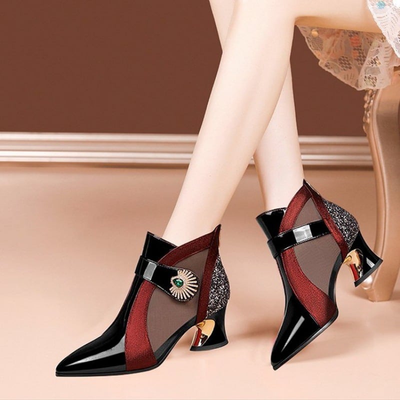 Women's Colorblock Trendy Mesh Shoes