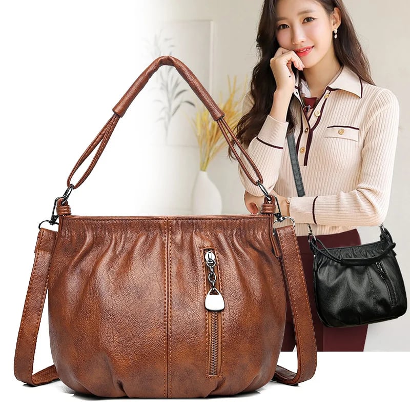 🔥PU Messenger Bag Breathable Women Crossbody Bag for Daily Leisure