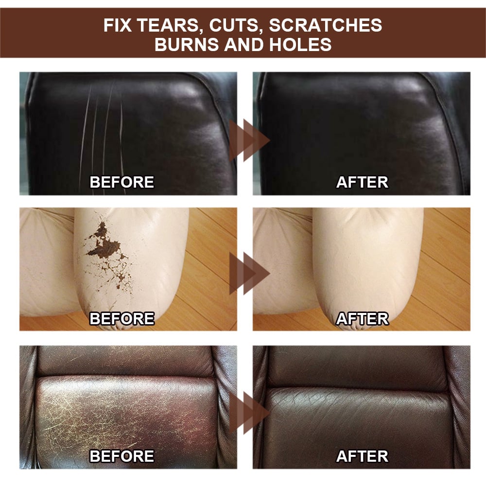 Leather Repair Coloured Cream Gel