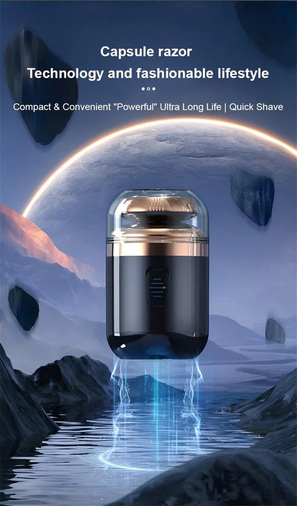 🎁Mini Portable Washable powerful Electric Shaver