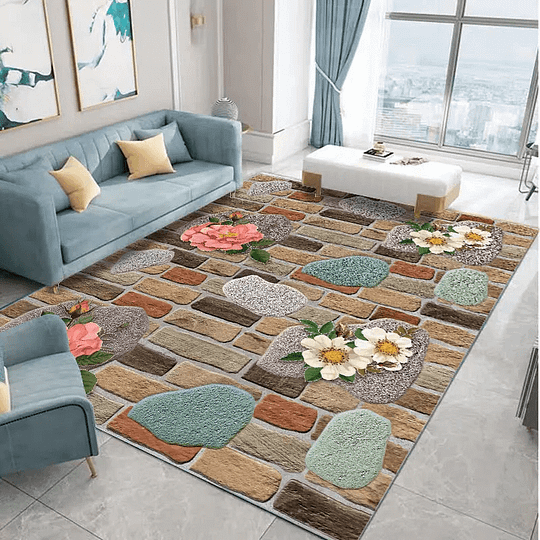 Floral floor mat(3D cuttable floor mat)