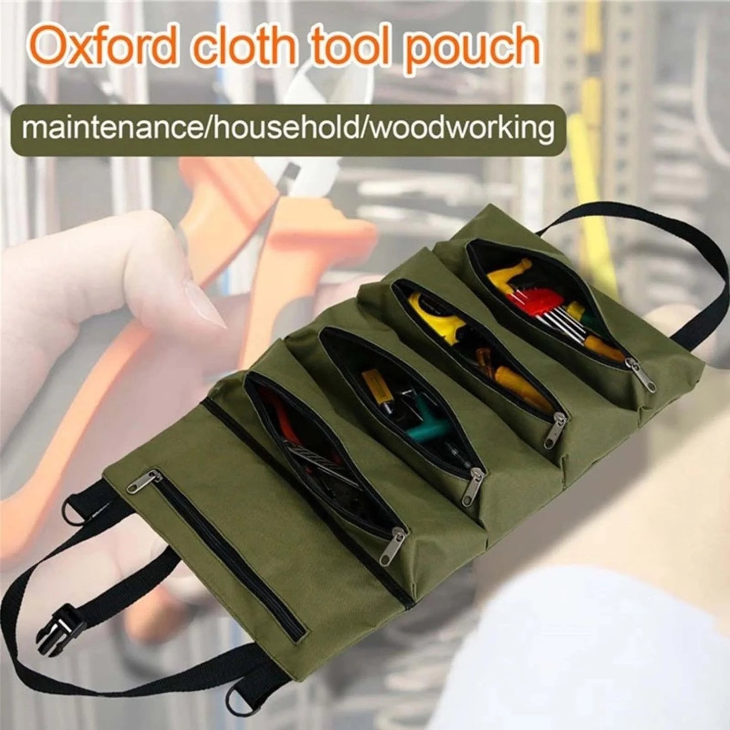 🔥 Portable Oxford Cloth Tool Storage Bag