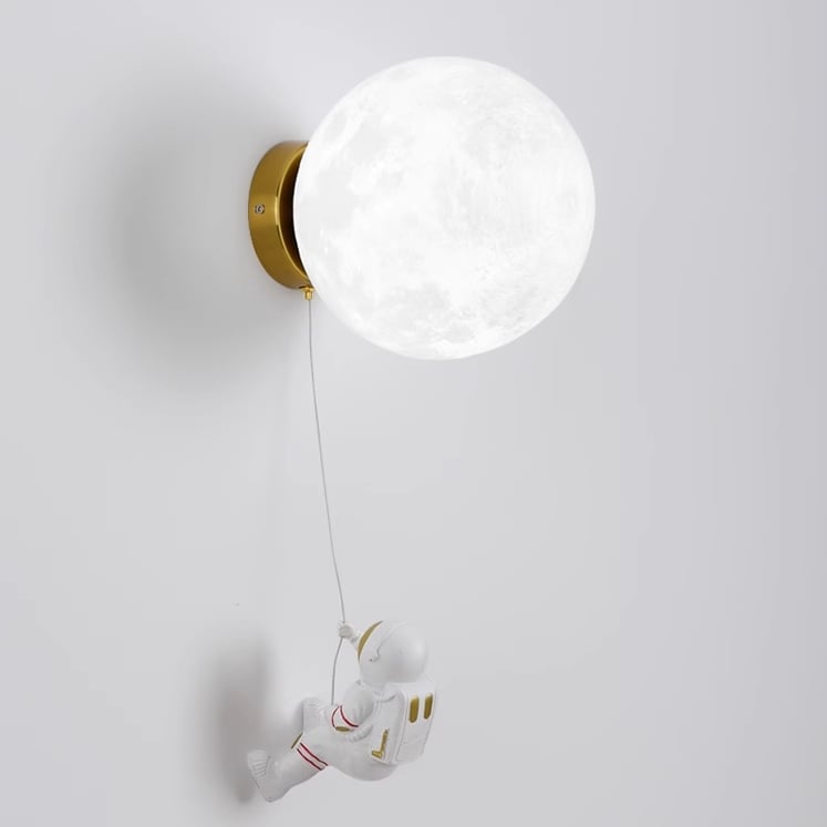 Astronaut Wall Light Creative Moon Wall Lamp