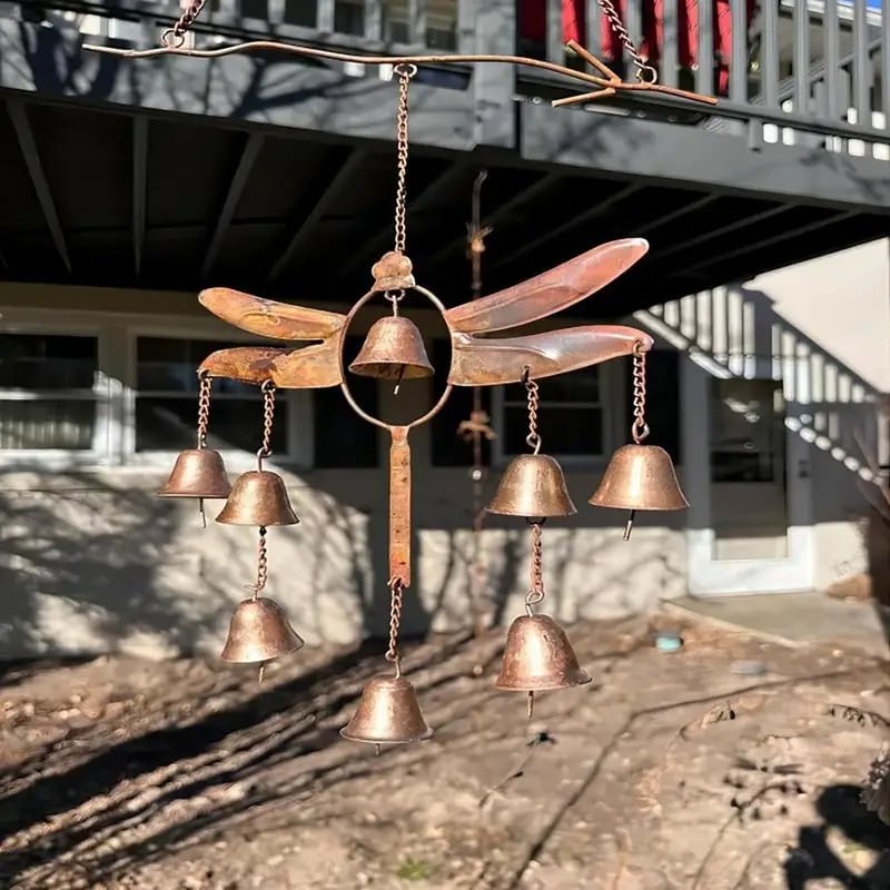 💖Mother's Day Gift 💖- Handmade Dragonfly With Bells Wind Chime