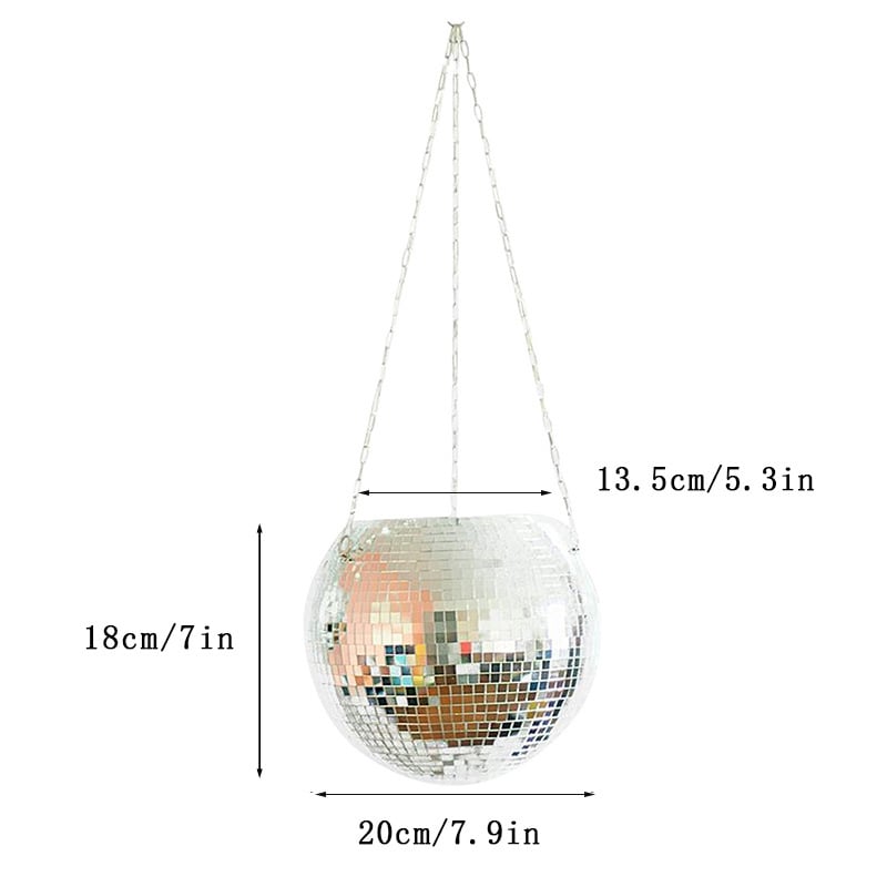 Disco Ball Planter