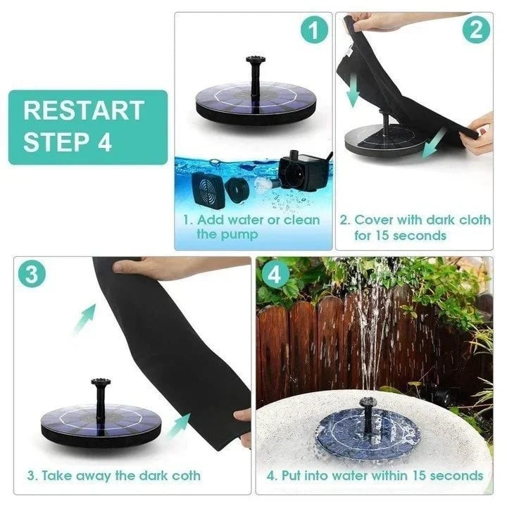 🔥Solar-Powered Bird Fountain Kit🐦️