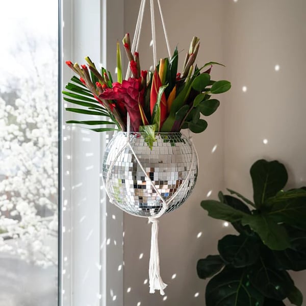 Disco Ball Planter